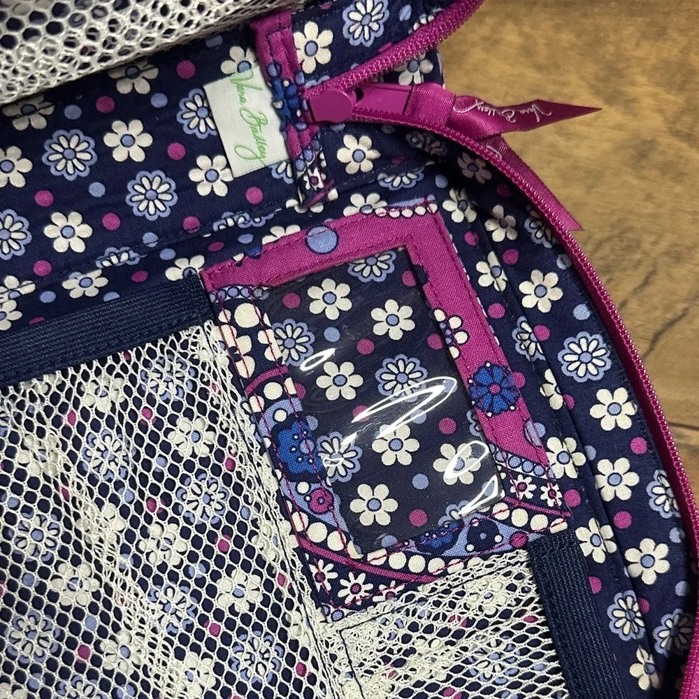 VERA BRADLEY “Boysenberry” (Retired, 2011) Tech Organizer Bag